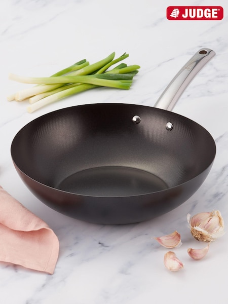 Judge Dark Grey Essentials 28cm Non Stick Wok (E08759) | €24.50