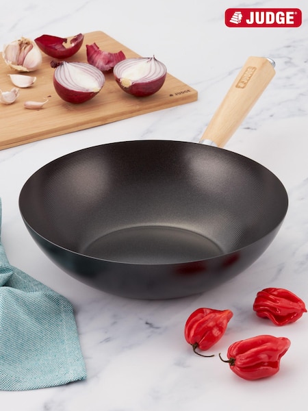 Judge Dark Grey Essentials 26cm Non-Stick Wok (E08762) | €20