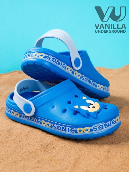 Vanilla Underground Blue Boys Sonic Clogs (E08778) | €24