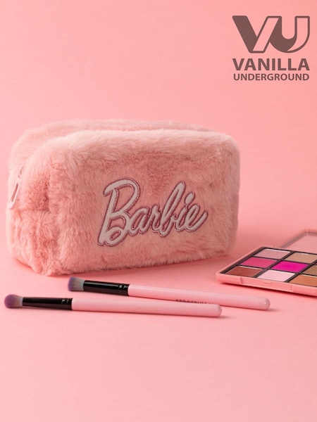 Vanilla Underground Pink Barbie Furry Make Up Bag (E08793) | R$ 195