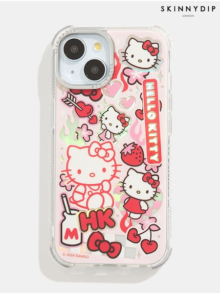 Skinnydip Hello Kitty x Holo Sticker iPhone 16 Case (E08865) | R$ 235