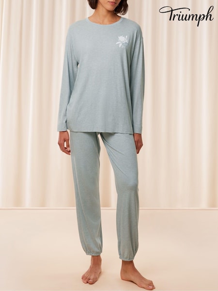 Triumph Blue Endless Comfort Pyjamas (E08943) | ₪241