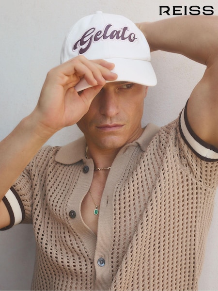 Reiss Bacio Ché Embroidered Motif Baseball Cap (E08984) | 95 €