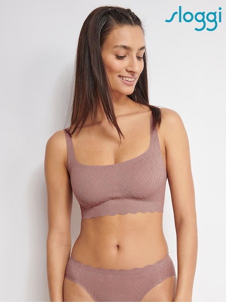 Sloggi ZERO Feel Bliss Brown Bra (E09034) | ₪181