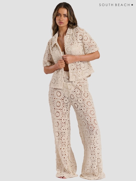 South Beach Crochet beach trousers (E09097) | 184 LEI