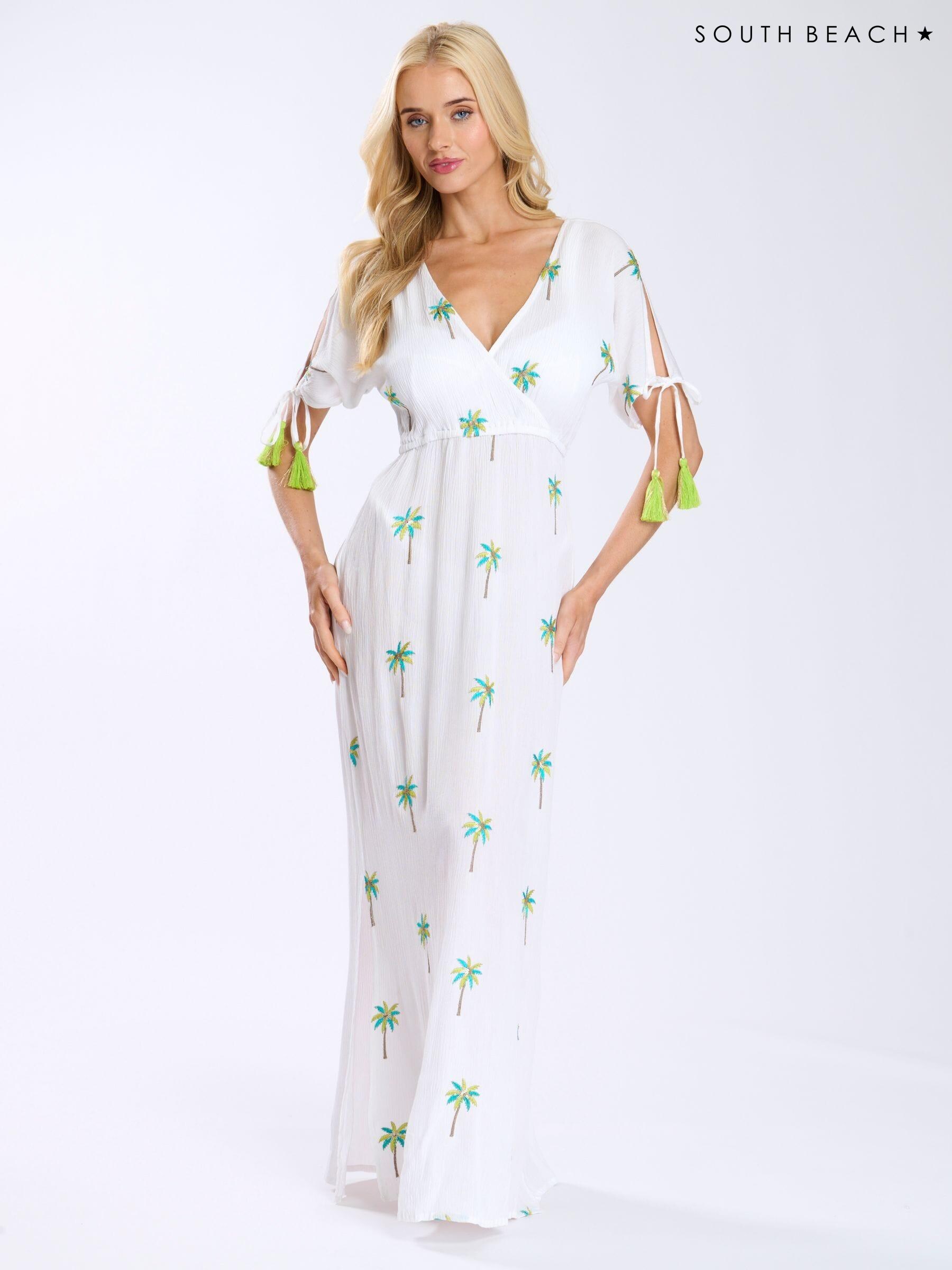 White summer maxi dresses uk 2025