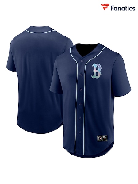 Fanatics Blue Boston Sox Iridescent Foundation Football Shirt (E09462) | €39