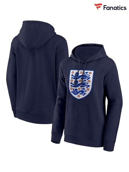 Fanatics Womens Large Blue England Essentials Crest Hoodie (E09548) | €33