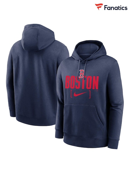 Fanatics Blue Boston Sox Club Slack Fleece Hoodie (E09746) | kr959