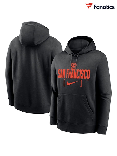 Fanatics San Francisco Giants Club Slack Fleece Black Hoodie (E09765) | ₪327