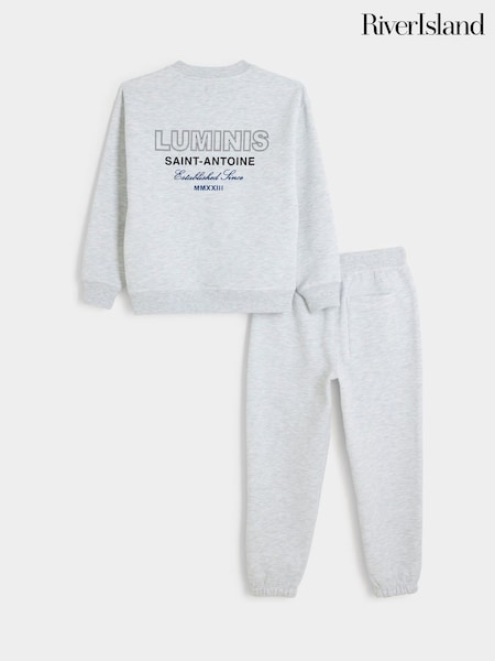 River Island Boys 100% Cotton Luminis Crew And Joggers Set (E09785) | ‏61 د.إ.‏