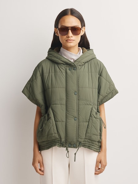 Green - Fp Movement Happy Trails Poncho Gilet