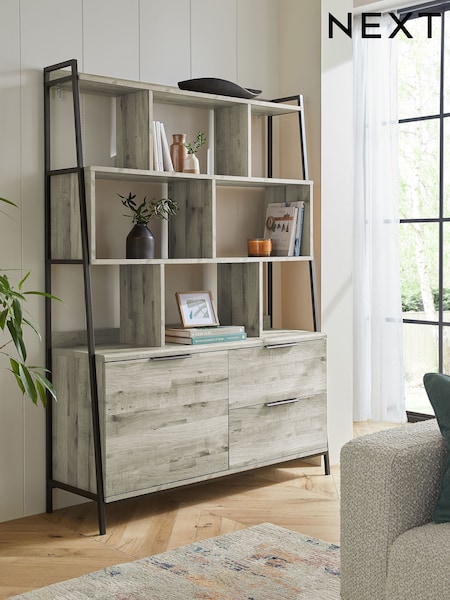 Grey Bronx Wide Storage Ladder Wide Ladder Shelf (E10202) | €650