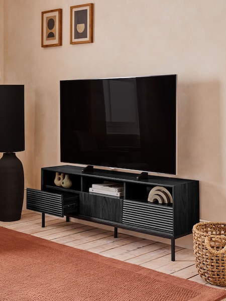 Black Marlow Oak Effect TV Unit Up to 60 Inch (E10219) | €430
