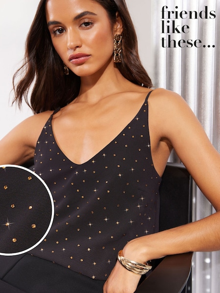 Friends Like These Strappy Embellished Cami (E10378) | 121 LEI
