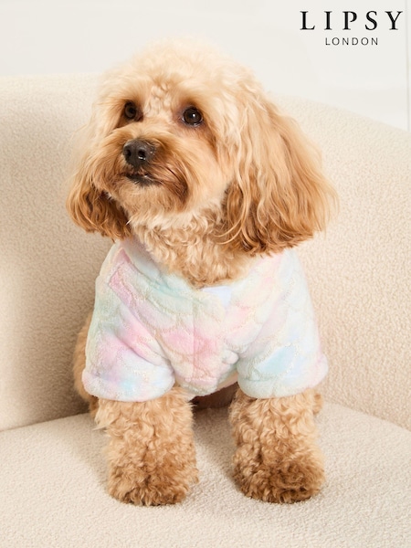 Lipsy Pink Super Soft Cosy Dog Dressing Gown Jacket (E10654) | €13 - €16