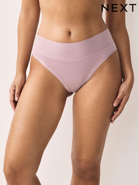 Mauve Purple High Rise High Leg Ultimate Comfort Knickers (E10856) | €11