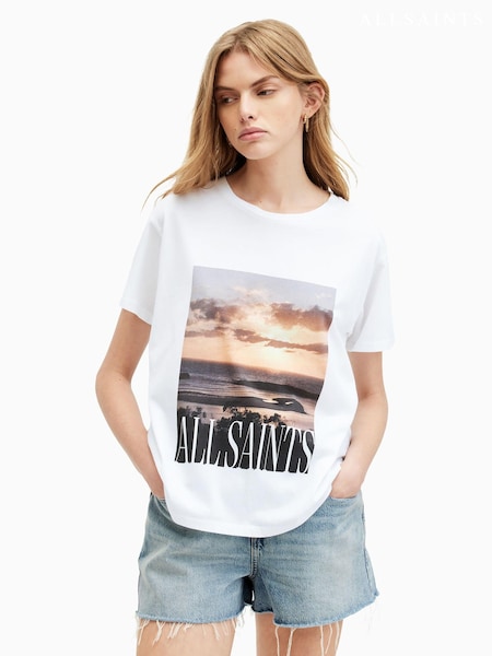 AllSaints 100% Cotton Dia Grace T-Shirt (E10987) | 38 €