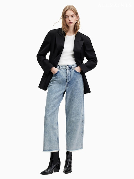 AllSaints Blue Blake Cropped Jeans (E10998) | €66