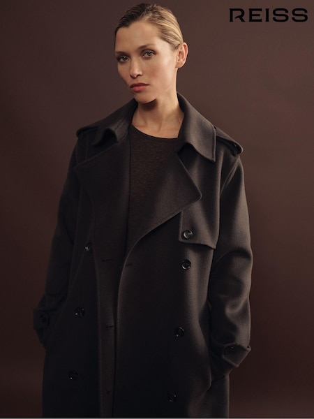 Reiss Mabel Atelier Wool And Cashmere Trench Coat (E11032) | €1,095