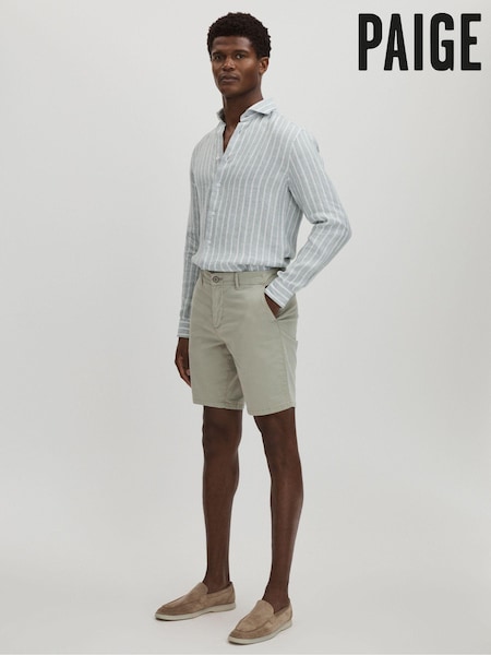 Чебрець Меланж - Шорти Paige Cotton Blend Chino (E11053) | 9 012 грн