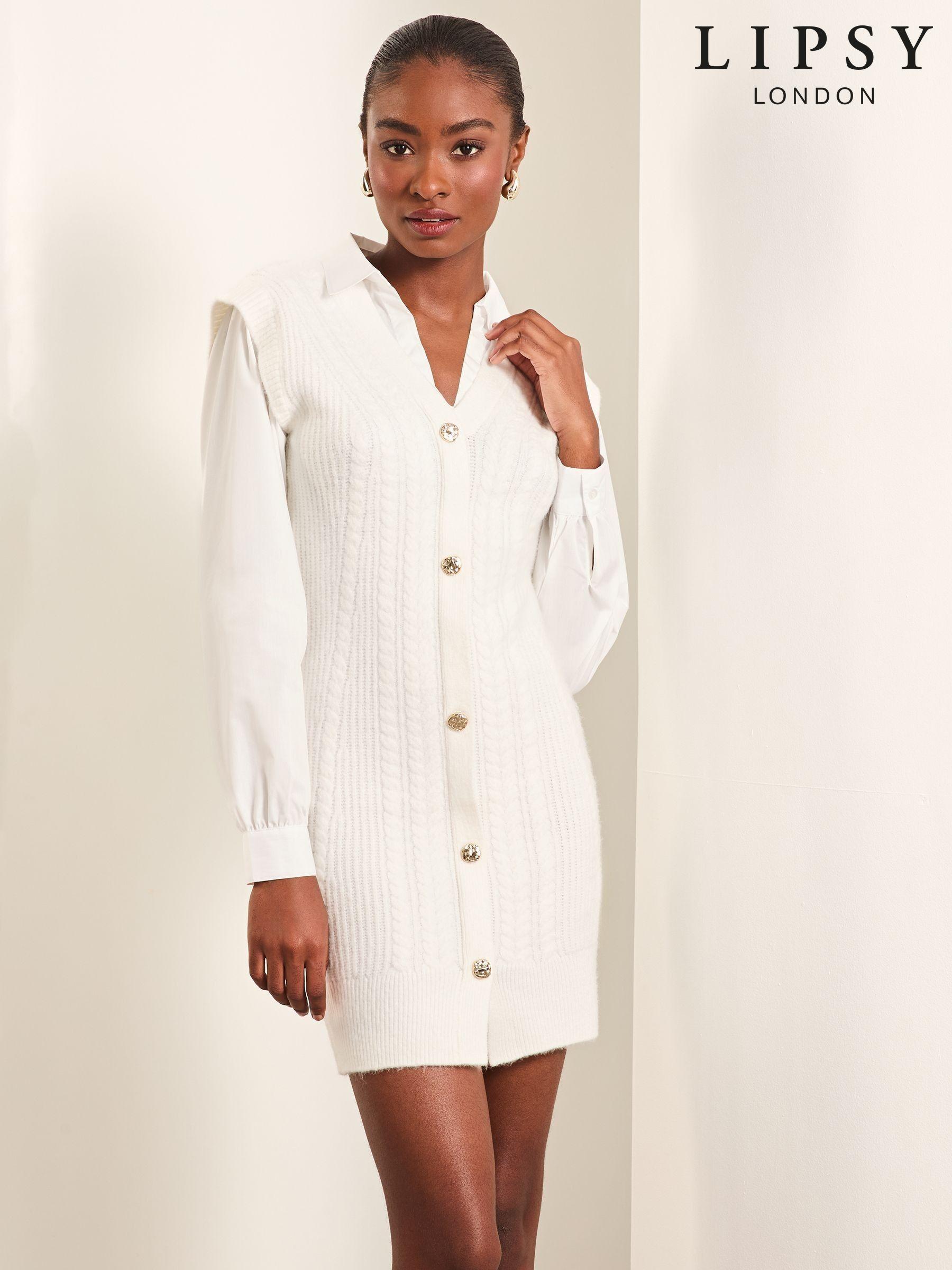 Women s White Jumper Dress Plain Dresses Next Austria