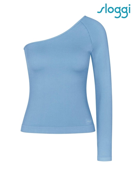 Sloggi Blue EVER Infused Relax 1 Shoulder Top (E11236) | 158 LEI
