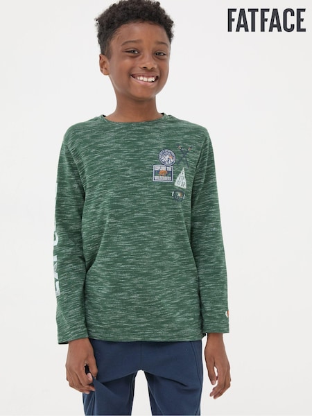 Dark Green Explore Ski T-Shirt (E11243) | €10.50