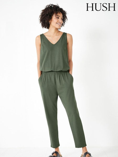 Verde - Hush Cropped Jersey Jumpsuit (E11324) | 106 €