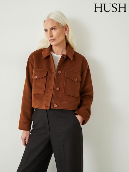 Hush Orange Taylah Wool Jacket (E11336) | €102