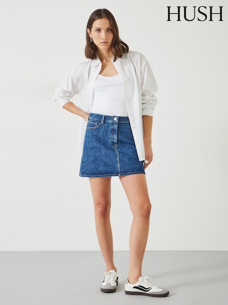 Hush 100% Cotton Saachi Denim Mini Skirt (E11341) | 37 €