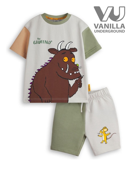 Vanilla Underground Boys Gruffalo Sweat 100% Cotton T-Shirt and Shorts Set (E11403) | R$ 265