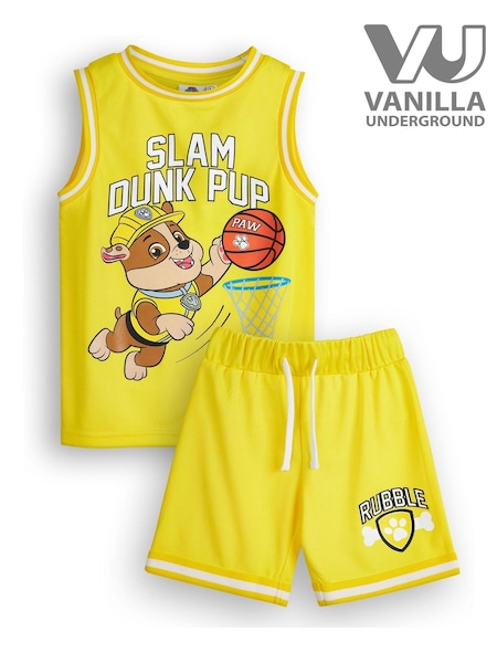 Vanilla Underground Yellow Paw Patrol Kids Marshall 2 Piece Basketball Set (E11405) | €26