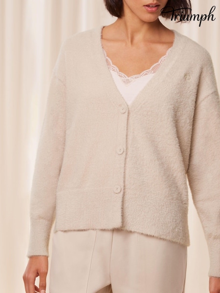 Triumph Cream Smart Thermal Cardigan (E11413) | € 49