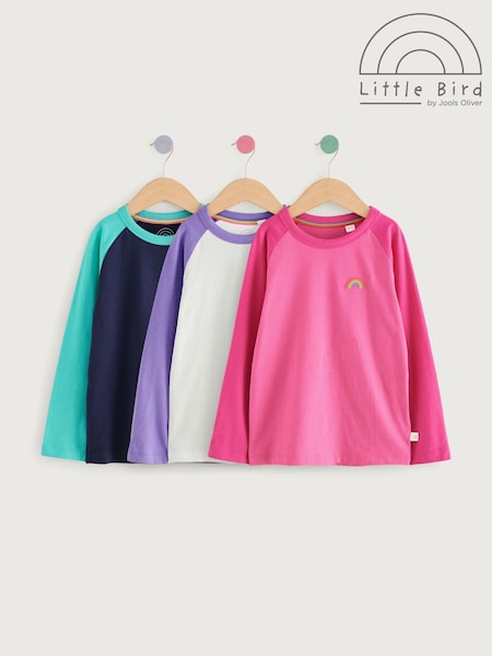 Rosa - Little Bird by Jools Oliver Long Sleeve 100% Cotton T-Shirts 3 Pack (E11732) | 40 € - 48 €