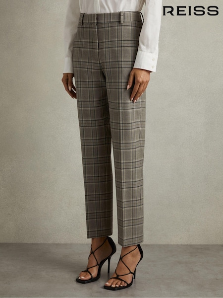 Reiss Tamy Checked Slim Fit Suit Trousers (E11883) | ‏792 د.إ.‏