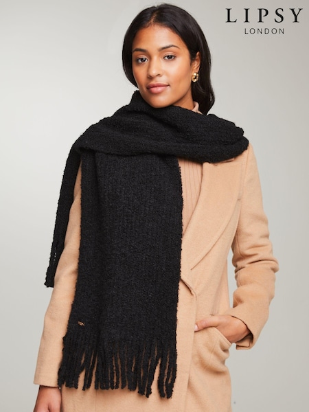 Lipsy Cosy Boucle Scarf (E12065) | kr252