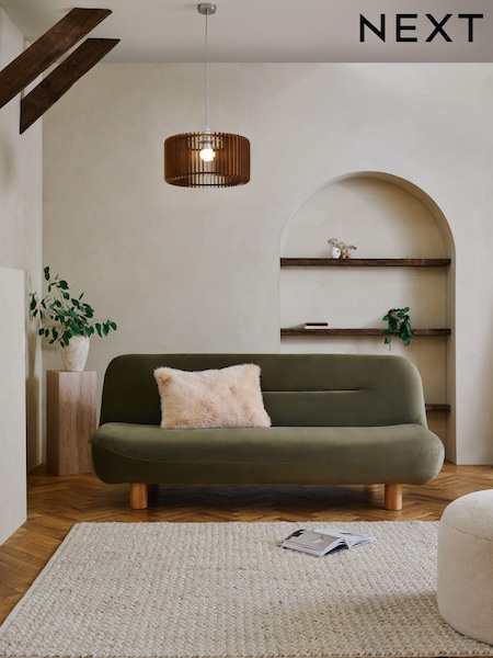 Soft Velvet Sage Green Otis Sofa Bed (E12112) | €520