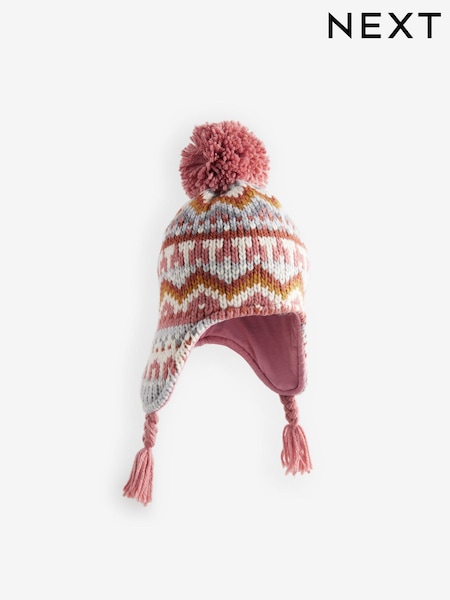 Rostbraun - Trapper Hat (3mths-16yrs) (E12178) | 7 € - 11 €