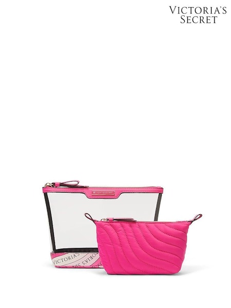 Victoria's Secret Hot Pink AM/PM Makeup Bag Duo (E12196) | €29