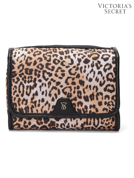 Victoria's Secret Leopard Brown Jetsetter Hanging Make Up Bag (E12199) | €41