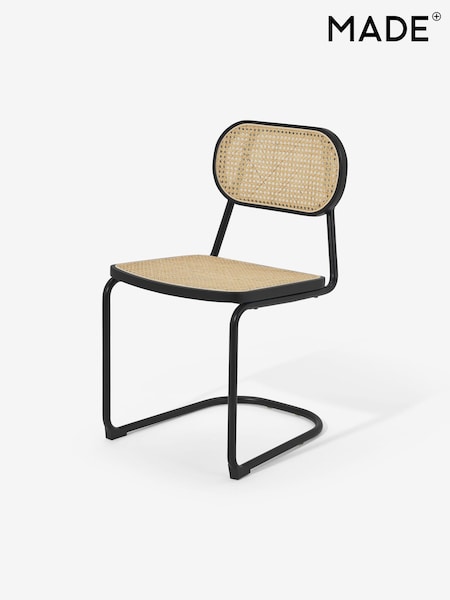 MADE.COM Set of 2 Black Leora Dining Chairs (E12333) | €567