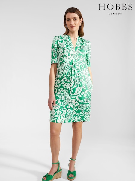 Hobbs Green Lucille Dress (E12355) | OMR65