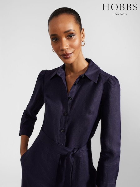 Hobbs Blue Petite Ceira Jumpsuit (E12371) | €83