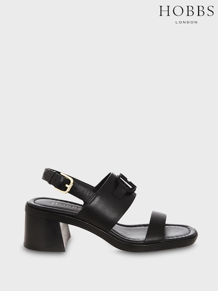 Hobbs Black Heeled Nell Sandals (E12373) | €106