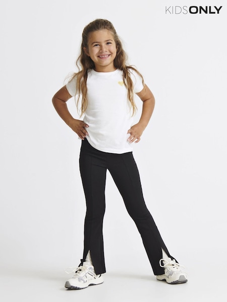ONLY KIDS Jersey Flared Split Leggings (E12424) | € 17