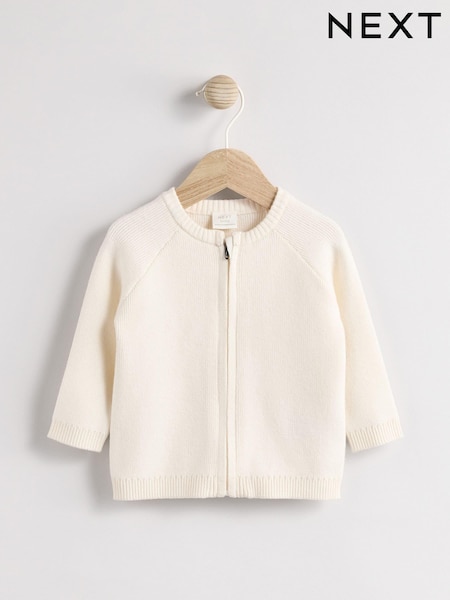 בצבע לבן, סרוג - Baby Cardigan (E12472) | ‏55‏₪ - ‏63‏ ₪