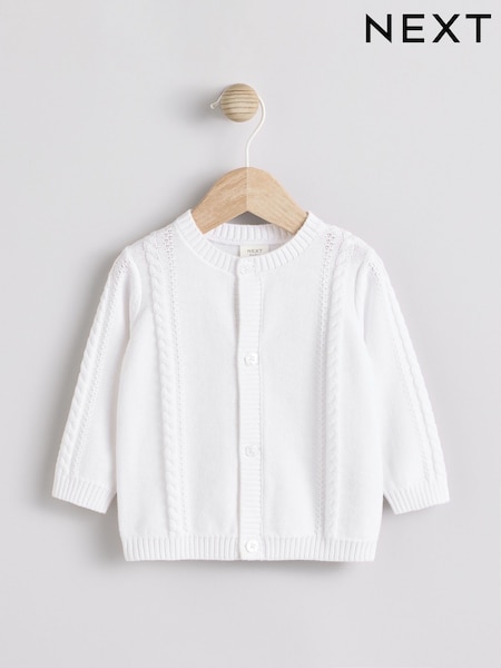 Blanco - Baby Knitted 100% Cotton Cardigan (E12476) | 17 € - 19 €