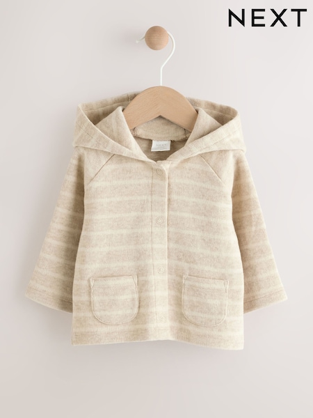 Neutral Striped Slogan Baby Jacket (E12480) | €18 - €21