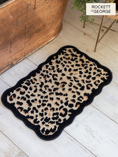 Rockett St George Leopard 100% Cotton Bath Mat (E12584) | €32